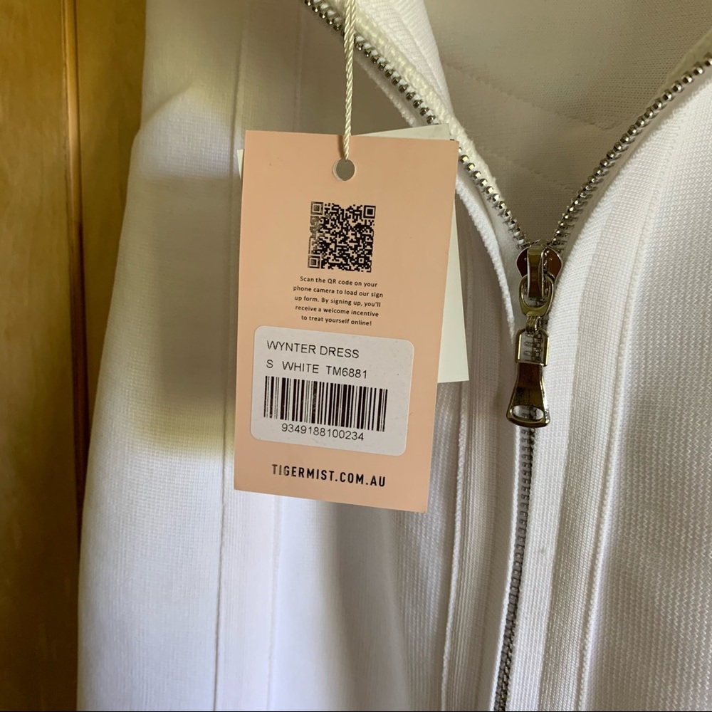 NWT White Sexy Midi Dress - Picture 10 of 10